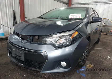 2015 Toyota Corolla S Plus from USA, damaged, VIN 2T1BURHE5FC315716
